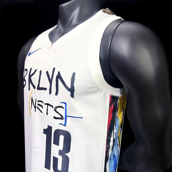 Maillot brooklyn nets harden 13 nba basket