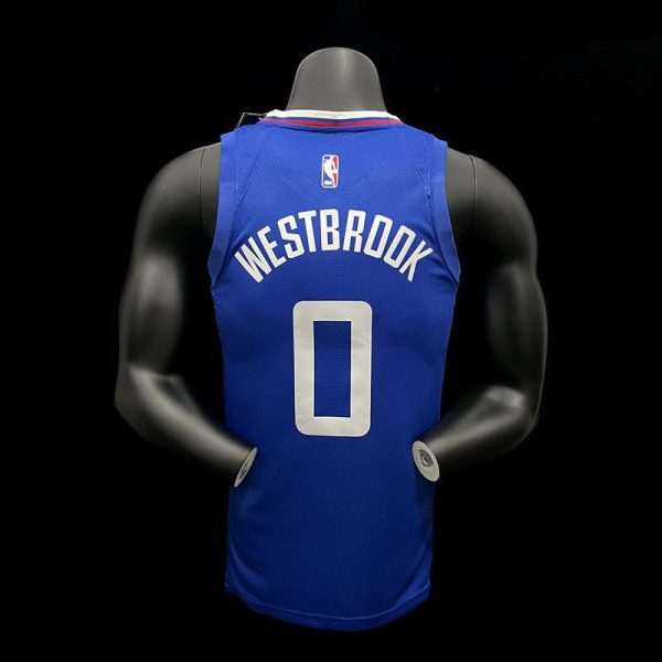 Maillot los angeles clippers 0 westbrook nba basket