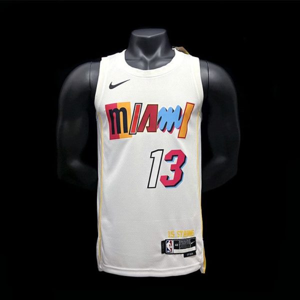 Maillot miami heat 13 adebayo nba basket