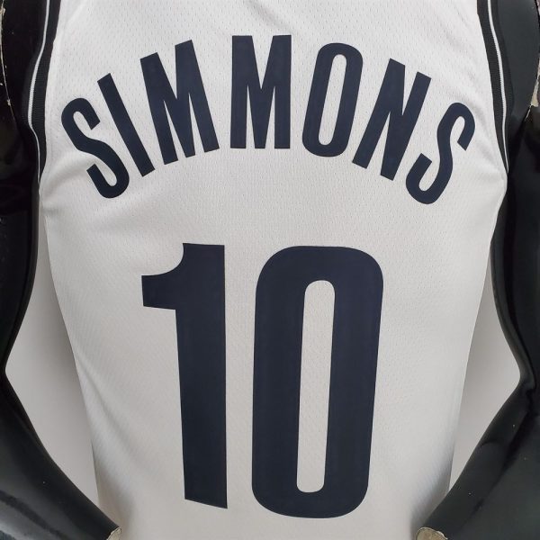 Maillot brooklyn nets 10 simmons  nba basket