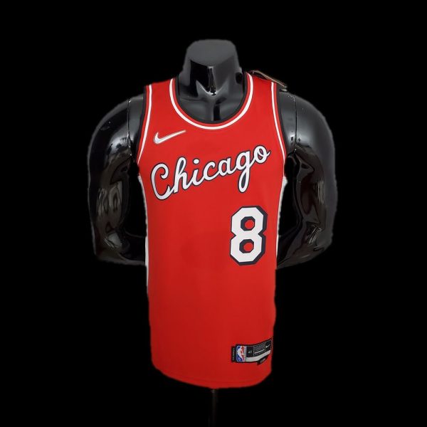 Maillot chicago bulls 8 lavine nba basket