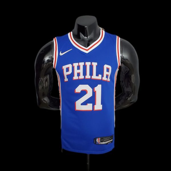 Maillot philadelphia 76ers 21 embiid nba basket