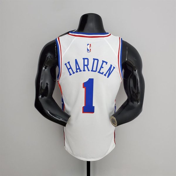 Maillot philadelphia 76ers 1 harden nba basket