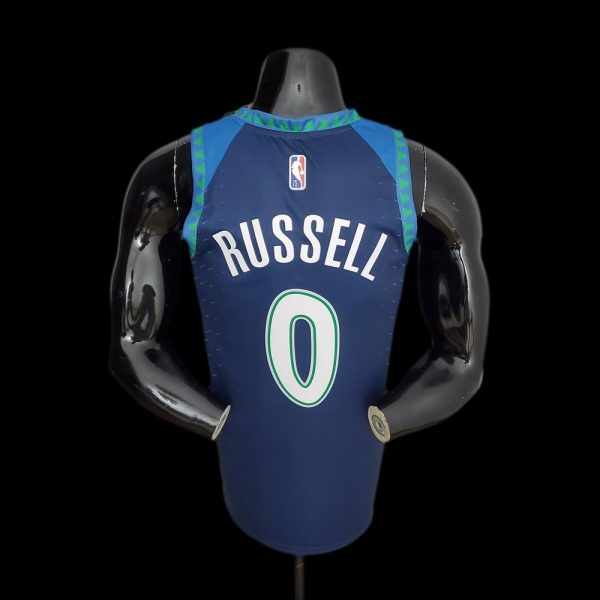 Maillot minnesota timberwolves 0 russell nba basket