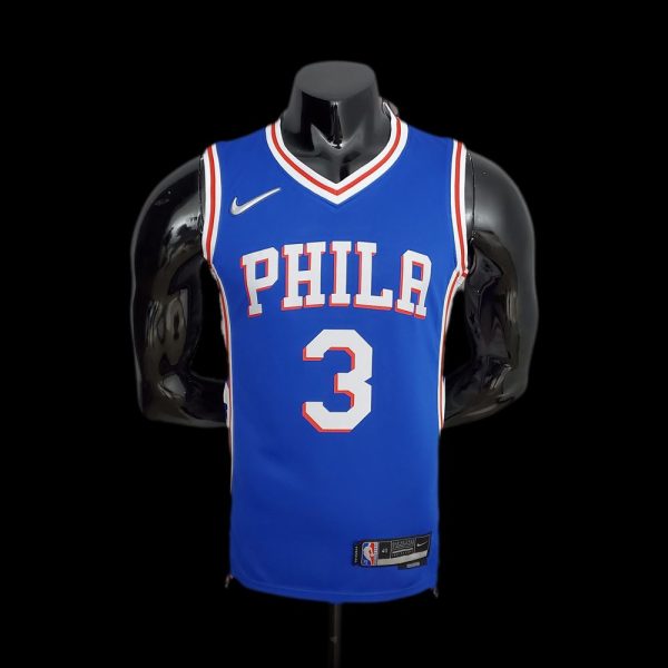 Maillot philadelphia 76ers 3 iverson nba basket