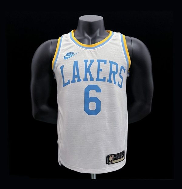 Maillot los angeles lakers 6 james nba basket