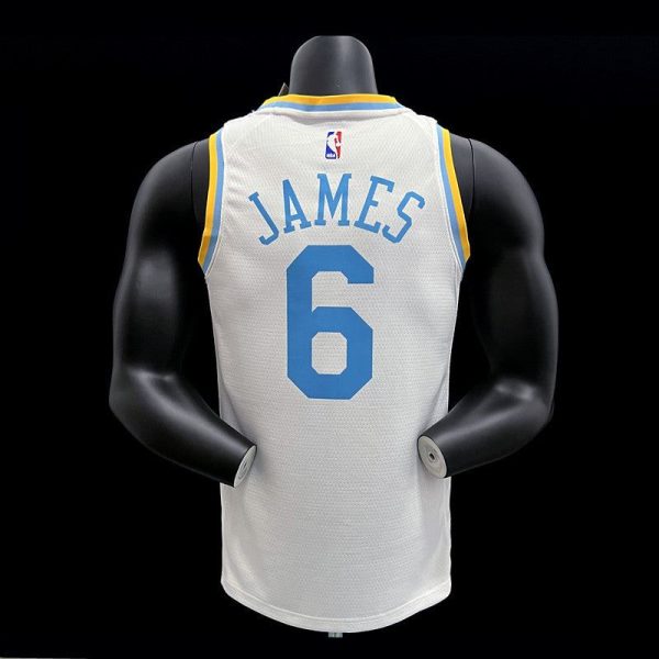 Maillot los angeles lakers 6 james nba basket