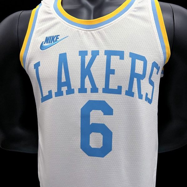 Maillot los angeles lakers 6 james nba basket