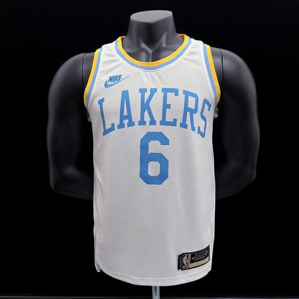 Maillot los angeles lakers 6 james nba basket