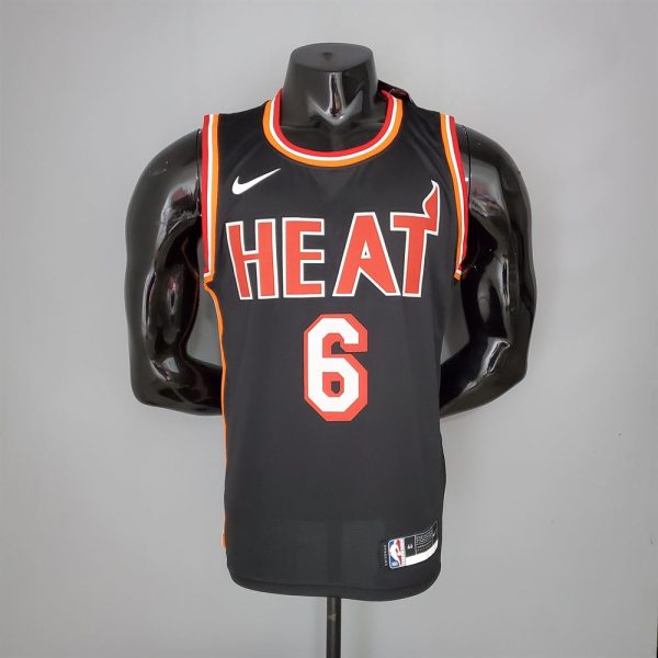 Maillot miami heat 6 james nba basket