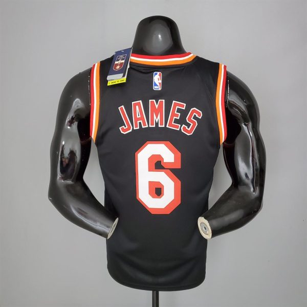 Maillot miami heat 6 james nba basket