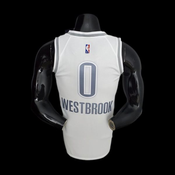 Maillot oklahoma city thunder 0 westbrook nba basket