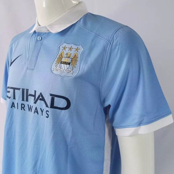 Manchester city maillot retro 2015 2016