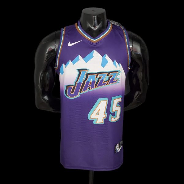 Maillot utah jazz 45 mitchell nba basket