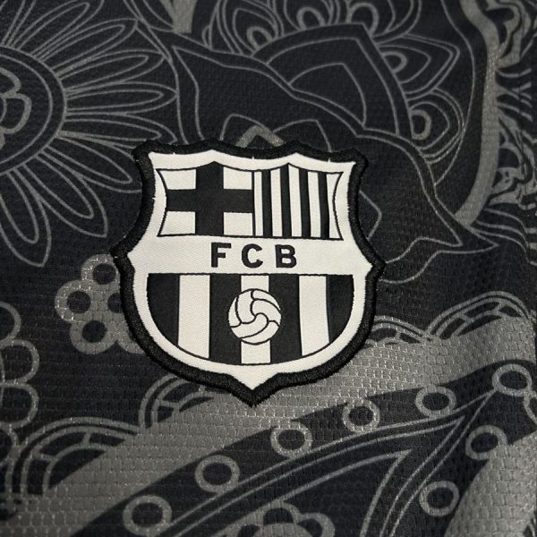 Fc barcelone maillot foot noir concept 2024 2025