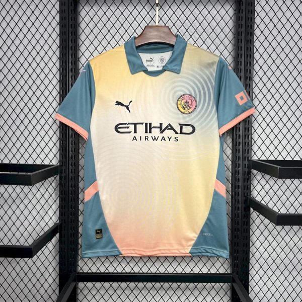 Manchester city maillot foot 2024 2025 fourth