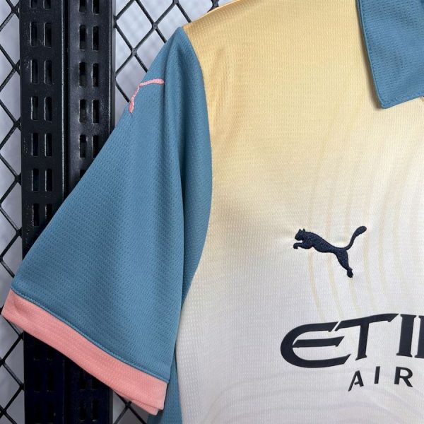 Manchester city maillot foot 2024 2025 fourth