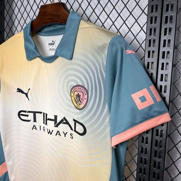 Manchester city maillot foot 2024 2025 fourth