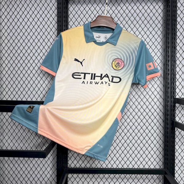 Manchester city maillot foot 2024 2025 fourth