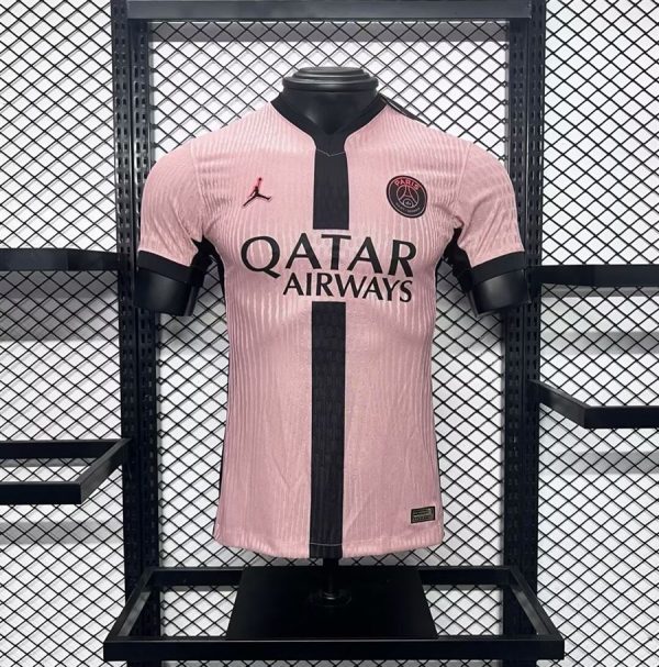 Paris saint germain psg maillot foot 2024 2025 third rose